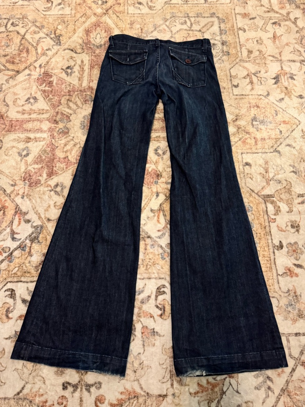 Anlo Dark Wash Flare Jeans - Picture 3 of 9